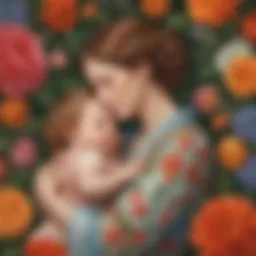 Floral Mother's Embrace