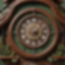 Exquisite craftsmanship of the Flying Scotsman cuckoo clock