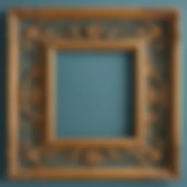 Customizable picture frames showcasing creative designs