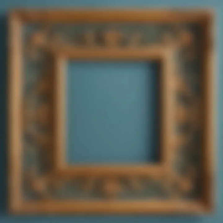 Customizable picture frames showcasing creative designs