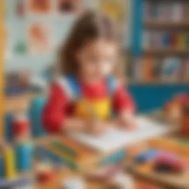 Fostering Creativity through Arts and Crafts Creative arts and crafts materials readily available for children