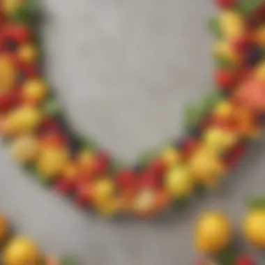 Creative Fruit Garland for Party Decor DIY fruit garland made from various fruits