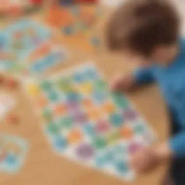 Creative number recognition activity for kids