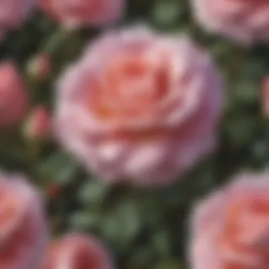 Majestic Rose Splendor Enchanting Garden Rose in Full Bloom