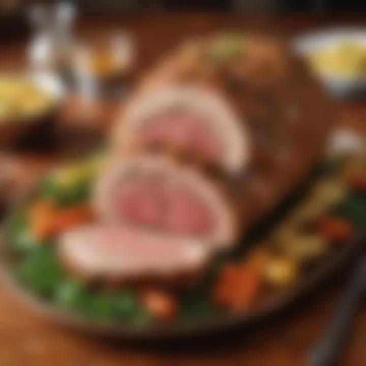 Gourmet Stuffed Lamb Roast