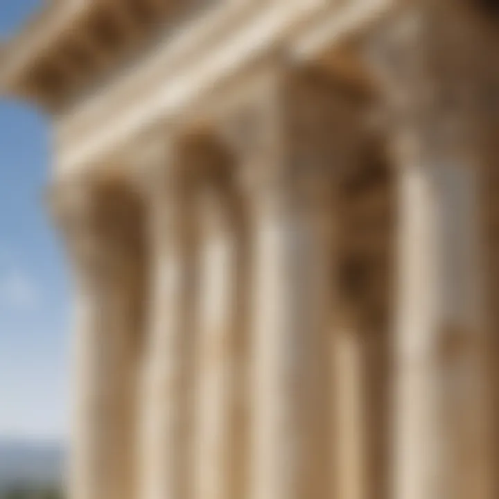 Intricate Detailing in Classical Greek Architecture