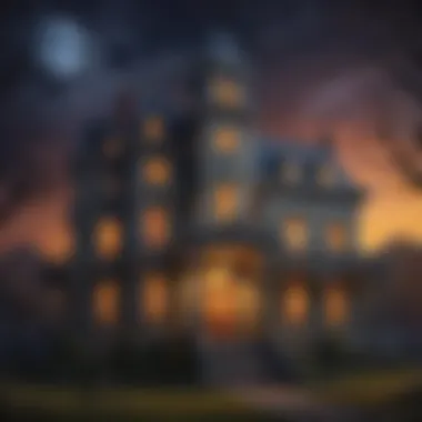 Eerie Mansion Enigma Haunted house depiction