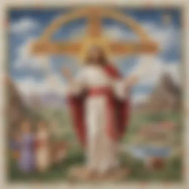 Divine Cross Stitch Masterpiece He Is Risen Cross Stitch Art