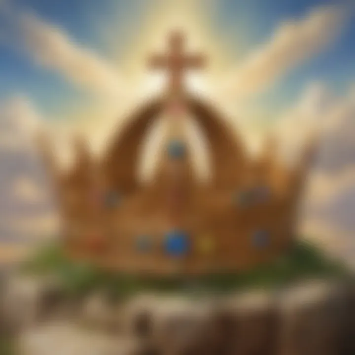 Handcrafted He Is Risen Crown