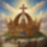 Majestic Crown of Resurrection Handcrafted He Is Risen Crown