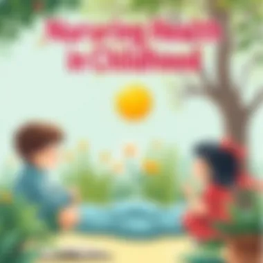 A serene environment promoting mental well-being for children