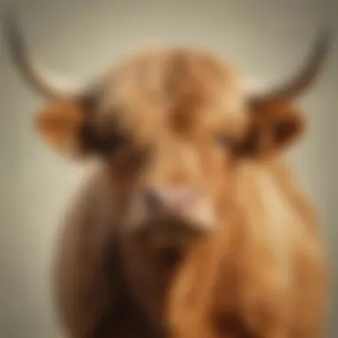 Majestic Highland Cow Portrait Majestic Highland Cow Portrait