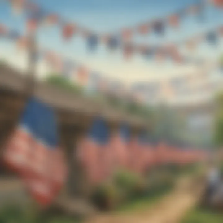 Historical significance of American-made bunting