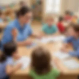 Interactive phonics teaching session