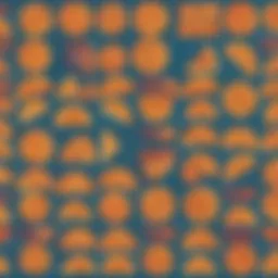 Illustration depicting the multiplication of fractions