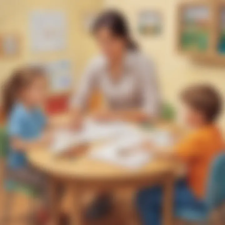 Illustration representing implementation of behavior strategies