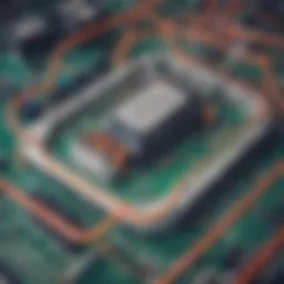 Illustration showing an incomplete electric circuit with a break