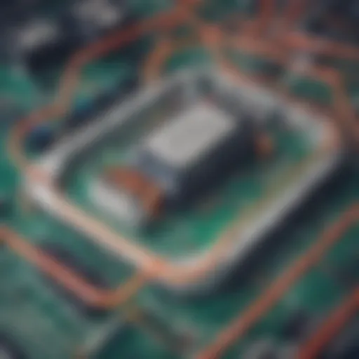 Illustration showing an incomplete electric circuit with a break