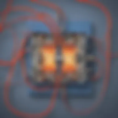 Illustration demonstrating the impact of an open circuit on electricity flow