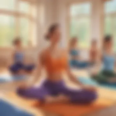 Students Engaged in Yoga for Focus and Calmness Students engaging in a peaceful yoga session