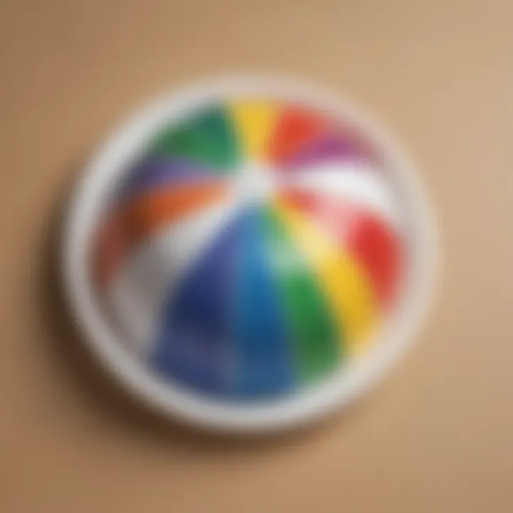 Innovative Beach Ball Paper Plate Learning Activity