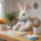 Creative Easter Bunny Craft Station for Kids