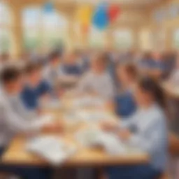 Creative fundraising event in a school setting