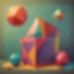 Innovative Math Lesson Plan with Abstract Geometric Shapes