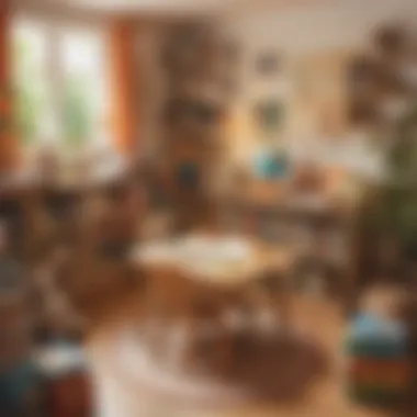Creating a Stimulating Learning Environment A cozy corner with books and educational toys