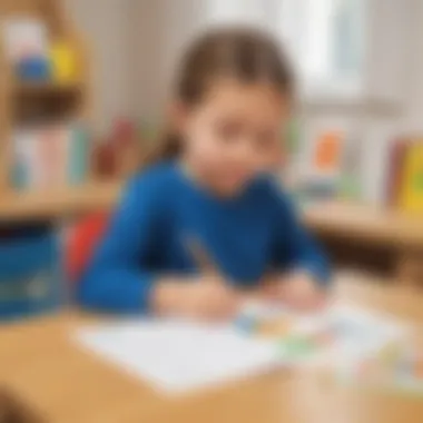 Engaging Letter Recognition Exercises Illustration showcasing interactive letter recognition activities