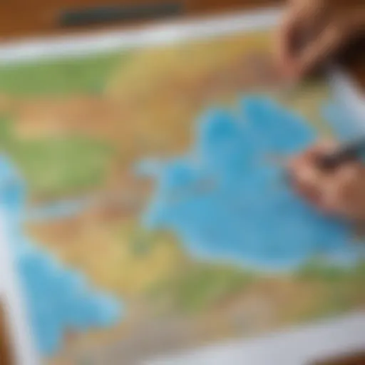 Interactive Map Worksheet for Kids