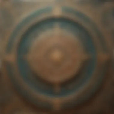 Intricate design embodying the essence of supplications for beginning fast in Ramadan
