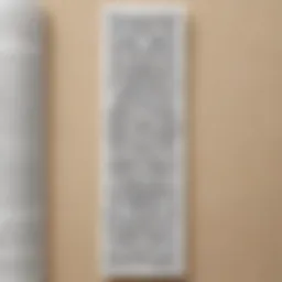 Intricately designed bookmark template for colouring