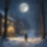 Enigmatic Moonlit January Night