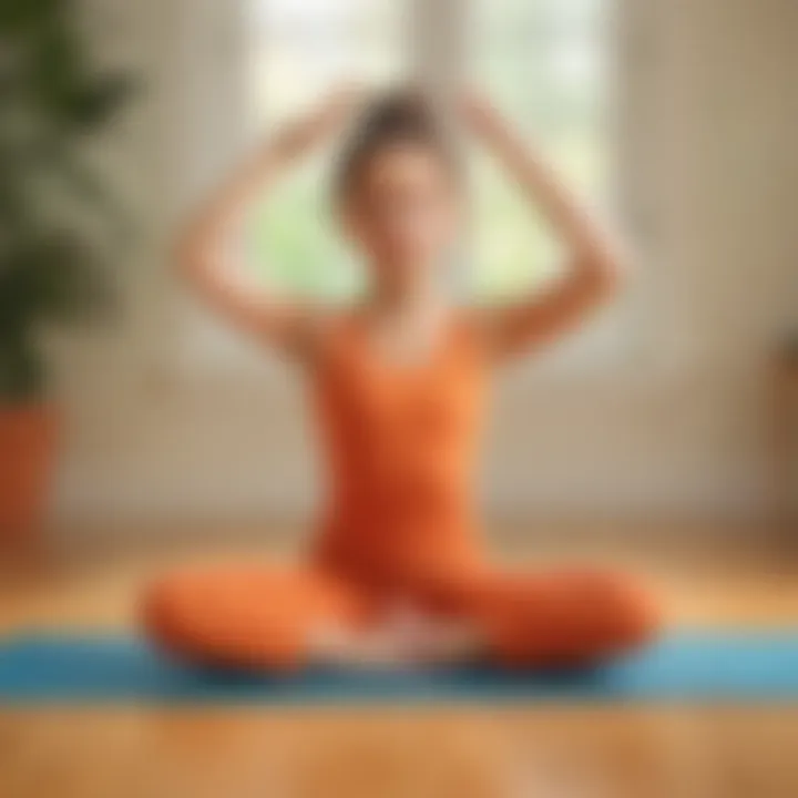 Kids doing yoga poses