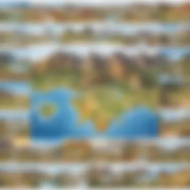 Visual Aids for Geographical Concepts Visual aids showcasing various geographical features