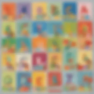 Colorful Alphabet Flashcards for Language Development