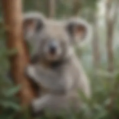 Koala Bears in Eucalyptus Forest