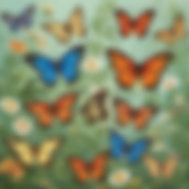 Engaging activity for children to identify butterflies