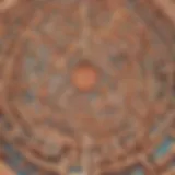 Illustration of a labyrinth symbolizing the complex journey of self-exploration