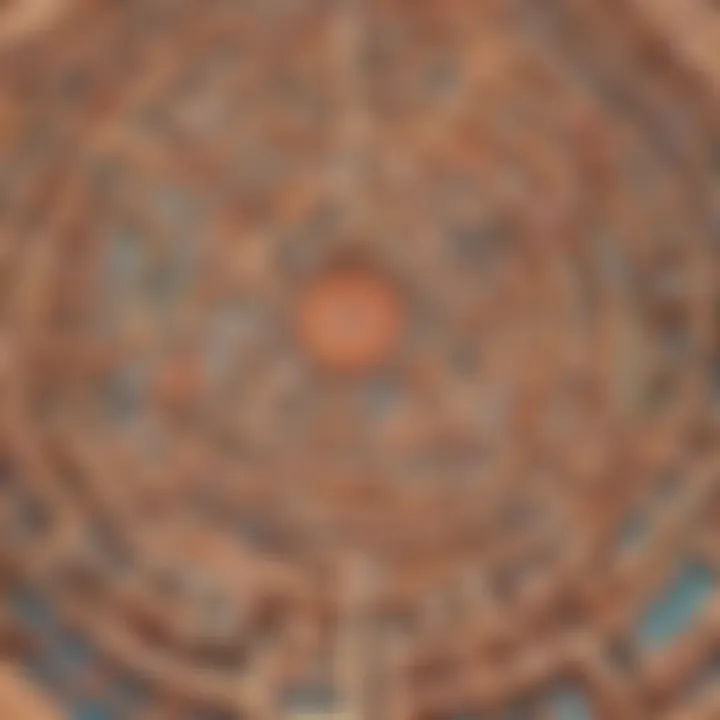 Illustration of a labyrinth symbolizing the complex journey of self-exploration