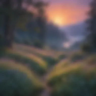 Whispers of Nature's Serenity in Twilight Whispers of Nature's Serenity in Twilight