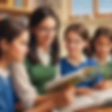 Literacy Skills Development Illustration