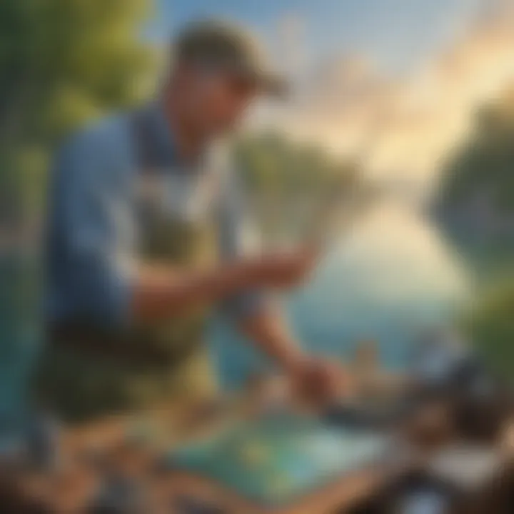 Artistic Magnetic Fishing Concept