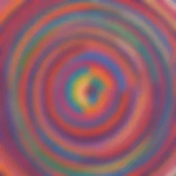 Illustration of colorful fraction circles