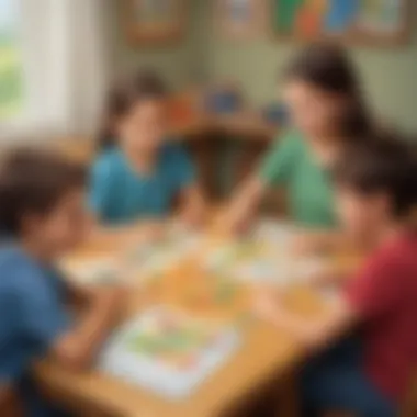 Kids Playing Fraction Reduction Game