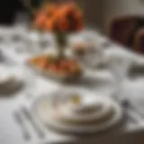 Exquisite Table Setting with Elegant Dinnerware