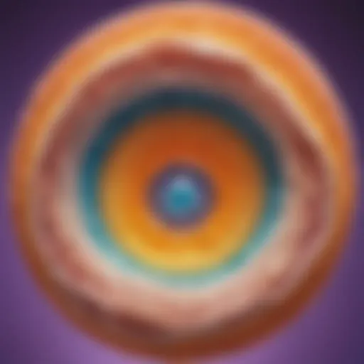 Microscopic view of a mature female egg cell