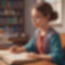 Mindful Student Studying