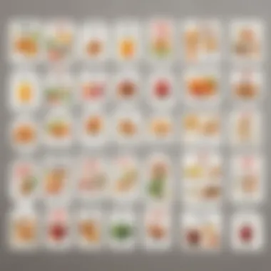 Simplicity in Design: Minimalist Food Label Stickers Minimalist food label sticker layout
